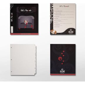 Ahh Hah! Organzier Kit for Pet Records - Eight Professionally Printed Index Tabs Plus. for USE in a Three-Ring Binder