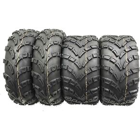Set of 4 WANDA ATV Tires AT 23x7-10 Front 22x10-10 Rear /6PR-10261/10260
