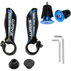 CYSKY زوج واحد من مقود الدراجة ينتهي 22.2 مم وأغطية مقابس نهاية مقود الدراجة، مناسبة لـ MTB، BMX، الدراجة الجبلية، أجزاء دراجات الطريق (أحمر) in Kuwait