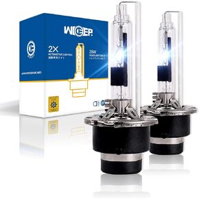 D1S Xenon HID Headlight Bulbs, 6000K 35W, 66144 66140 85140 85415 Replacement Headlamp for High Low Beam, 2 Pcs