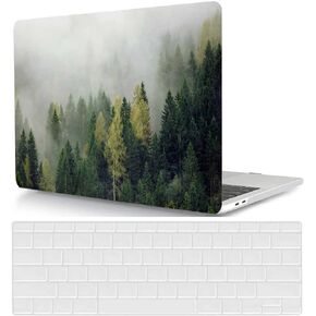 Laptop Hard Shell Case Compatible with MacBook Pro 13 inch with Retina Display 2015 2014 2013 2012 Release Model A1425 A1502, Plastic Hard Shell Case Cover & Keyboard Cover, Colorful Tree