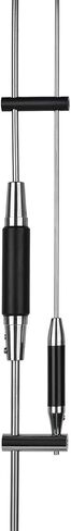 HYS Moible Tri Band Antenna, 137-174/180-260/400-480MHz Outdoor Base Antenna 38inch UHF-Male PL259 for Yaesu Motorola Midland ICom Vehicle Transceiver in Saudi Arabia