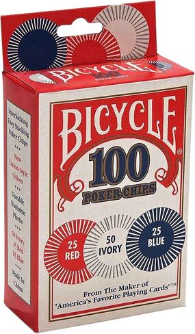Bicycle 100 Poker Chips Standard in Saudi Arabia