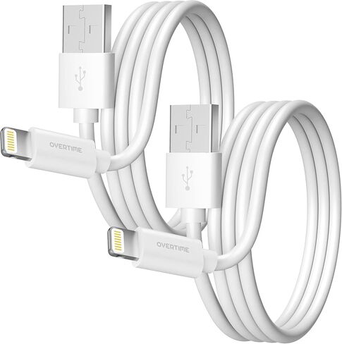 كابل شاحن iPhone، كابل شحن محمول وذكي مع سرعة عالية، كابل شحن فائق السرعة، معتمد من MFI، كابل شحن USB بطول 6 أقدام in Saudi Arabia