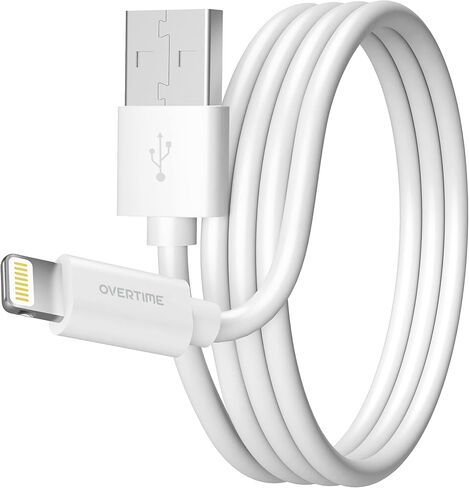 كابل شاحن iPhone، كابل شحن محمول وذكي مع سرعة عالية، كابل شحن فائق السرعة، معتمد من MFI، كابل شحن USB بطول 6 أقدام in Saudi Arabia