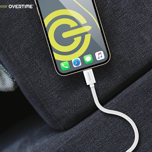 كابل شاحن iPhone، كابل شحن محمول وذكي مع سرعة عالية، كابل شحن فائق السرعة، معتمد من MFI، كابل شحن USB بطول 6 أقدام in Saudi Arabia