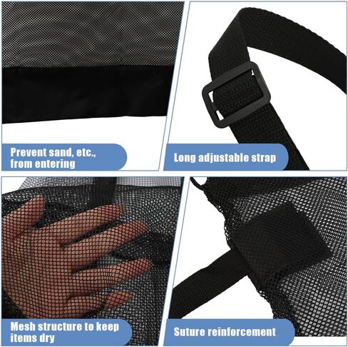 Ball Bag,Soccer Ball Bag,Ball Bags Mesh Drawstring,with Adjustable Strap,Perfect for Carrying Sports Balls,Equipment or Beach Trips,Outdoor Activities in Kuwait