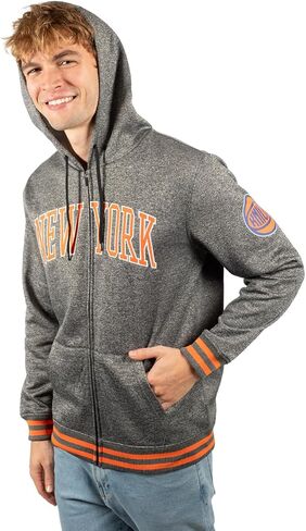 Ultra Game NBA Men's MVP Super Soft Full Zip Hoodie Sweatshirt in Saudi Arabia