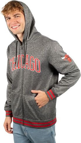Ultra Game NBA Men's MVP Super Soft Full Zip Hoodie Sweatshirt in Saudi Arabia