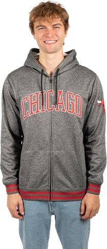 Ultra Game NBA Men's MVP Super Soft Full Zip Hoodie Sweatshirt in Saudi Arabia