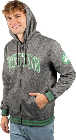Ultra Game NBA Men's MVP Super Soft Full Zip Hoodie Sweatshirt in Saudi Arabia