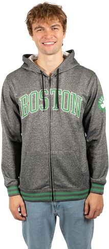 Ultra Game NBA Men's MVP Super Soft Full Zip Hoodie Sweatshirt in Saudi Arabia