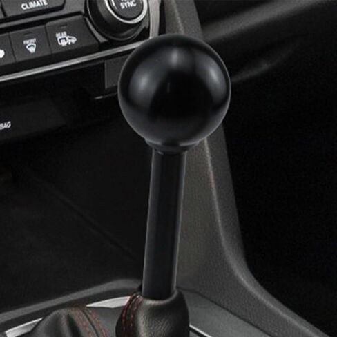 1 قطعة 2.9 بوصة مقبض ناقل الحركة في السيارة، رافعة ناقل الحركة المعدنية المتينة مع خيط، رأس ناقل الحركة المرتفع للسيارات العالمي المقاوم للماء لشاحنة السيارة الدفع الرباعي (أسود #M10 × 1.5) in Kuwait