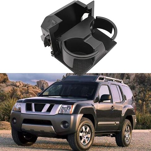 Back Seat Cup Holder for Nissan-Pathfinder 2006-2012 Nissan Frontier 2006-2019 Nissan Xterra 2006-2015 96965-ZP00A 96965-ZP00C 96965-ZP00D Black in Saudi Arabia