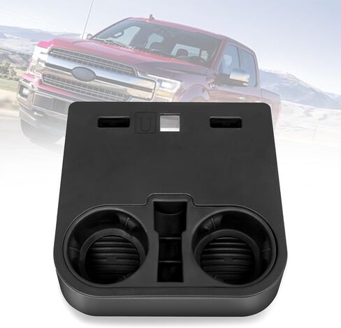 حامل أكواب وحدة التحكم المركزية الأمامية يحل محل HC3Z-2813562-AB متوافق مع 2015-2020 Ford F150 2017-2022 F-Series Super Duty Car أسفل المقعد الأمامي صينية حامل الأكواب in Saudi Arabia