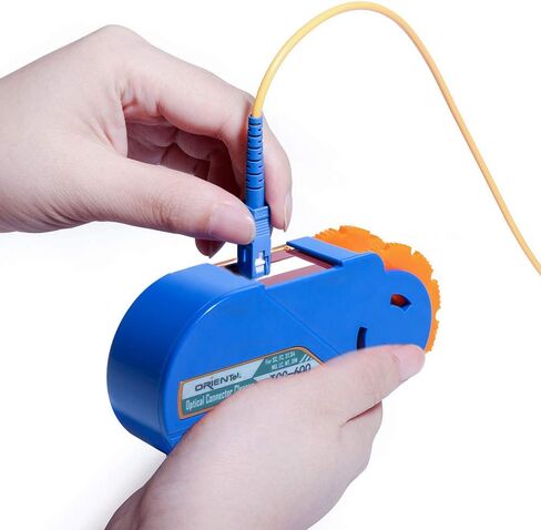 ORIENTEK TLT-12E Fiber Optic Tool Kit Fiber Connector Microscope + Fiber Optic Power Meter + Optical Light Source +VFL FTTH Loss Test Kit Optical Power Meter OPM OLS (TLT-12E) in Saudi Arabia