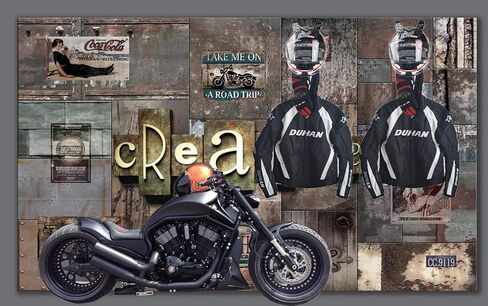 دراجة نارية الملحقات خوذة حامل سترة شماعات الحائط رف متعدد الوظائف in Kuwait