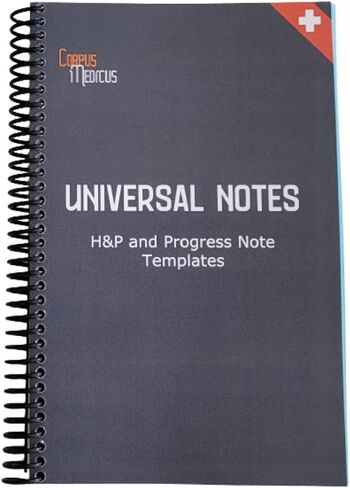 Universal Notes: H&P and Progress Notebook, 140 Medical Templates [pocket notebook] in Saudi Arabia