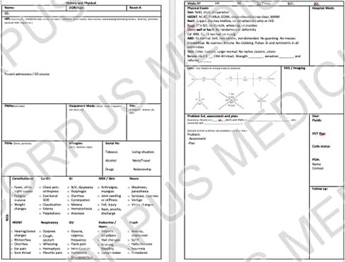 Universal Notes: H&P and Progress Notebook, 140 Medical Templates [pocket notebook] in Saudi Arabia