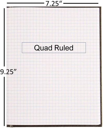 Blueline Business Notebook, Quad Ruled, 9.25 x 7.25 inches, 192 Pages (A9Q) - 2 Notebooks in Saudi Arabia
