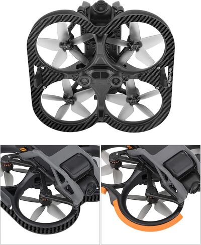 Avata Propellers Guard Protector Combo For DJI Avata Accessories Carbon Fiber + EVA in Kuwait