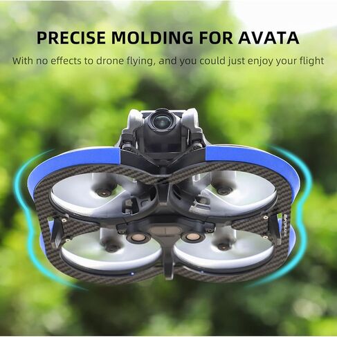 Avata Propellers Guard Protector Combo For DJI Avata Accessories Carbon Fiber + EVA in Kuwait