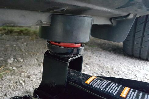 Rubber Jack Pad, Protector Slotted Jack Pad, Medium Size Frame Rail Adapter Pad for Universal Vehicle (1PCS) in Saudi Arabia