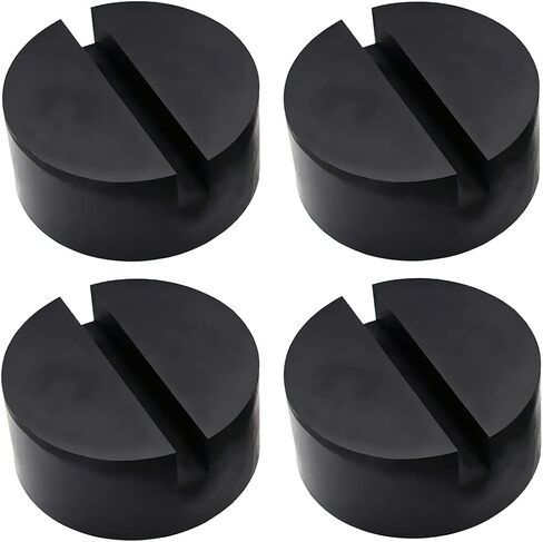 Rubber Jack Pad, Protector Slotted Jack Pad, Medium Size Frame Rail Adapter Pad for Universal Vehicle (1PCS) in Saudi Arabia