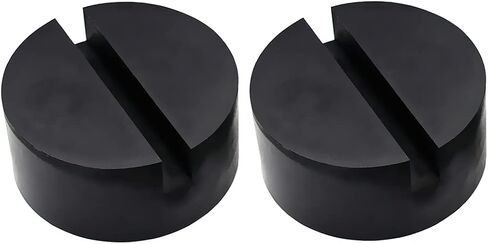 Rubber Jack Pad, Protector Slotted Jack Pad, Medium Size Frame Rail Adapter Pad for Universal Vehicle (1PCS) in Saudi Arabia