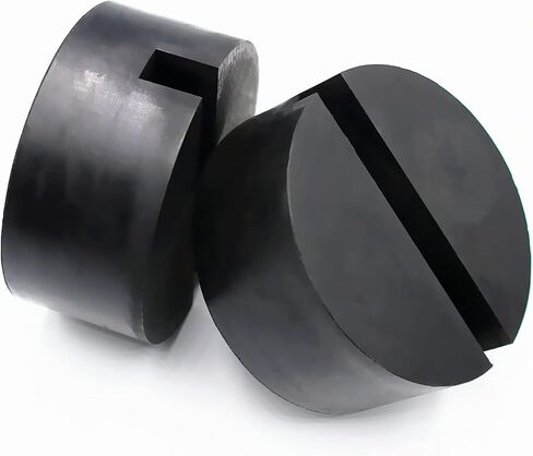 Rubber Jack Pad, Protector Slotted Jack Pad, Medium Size Frame Rail Adapter Pad for Universal Vehicle (1PCS) in Saudi Arabia