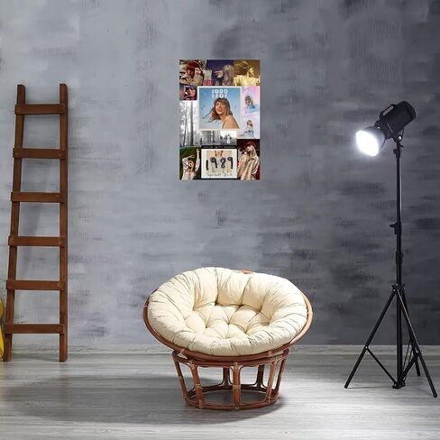Album Cover Poster 12x18 inch Unframed Singer Canvas Swift Wall Art 1989 Midnights Folklore Reputation Room Aesthetics Wall Decor for Teens Dorm Bedroom Decor Fans Gift in Saudi Arabia