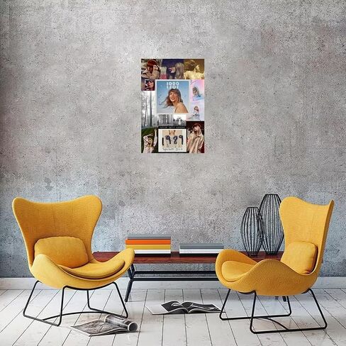 Album Cover Poster 12x18 inch Unframed Singer Canvas Swift Wall Art 1989 Midnights Folklore Reputation Room Aesthetics Wall Decor for Teens Dorm Bedroom Decor Fans Gift in Saudi Arabia