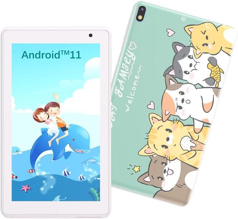 Android 13 Kids Tablet Toddler Tablet for Kids 10 inch Tablet, 8GB RAM+64GB ROM Tableta for Boys Girls, 10.1" IPS Safety Eye Protection Screen Parental Control APP Latest Model Kid Tablets WIFI Tab PC in Saudi Arabia
