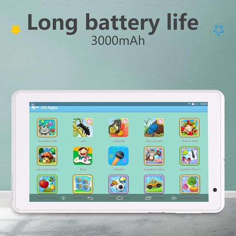 Android 13 Kids Tablet Toddler Tablet for Kids 10 inch Tablet, 8GB RAM+64GB ROM Tableta for Boys Girls, 10.1" IPS Safety Eye Protection Screen Parental Control APP Latest Model Kid Tablets WIFI Tab PC in Saudi Arabia