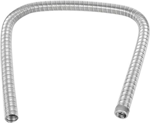 120cm 24mm Dual Stainless Steel Diesel Heater Exhaust Pipe Parking Heater Flexible Exhaust Tubing Generator Exhaust Extension Pipe Compatible with Webasto Eberspacher Heaters in Saudi Arabia