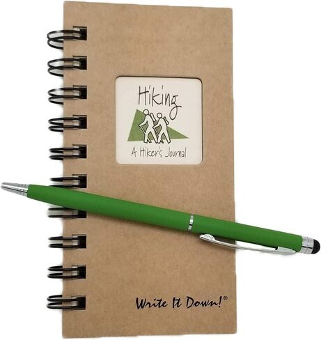مجلة صغيرة للمشي لمسافات طويلة مع مطالبات من المجلات، سلسلة غير محدودة للكتابة مع قلم حبر وقلم in Saudi Arabia