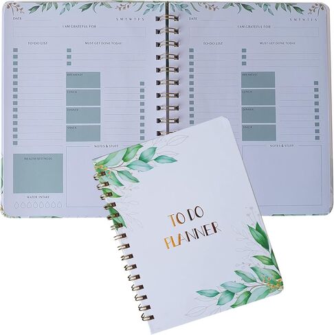 Daily/hourly scheduler planner non-dated quality annotated sheets (Black) in Saudi Arabia