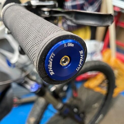 CYSKY زوج واحد من مقود الدراجة ينتهي 22.2 مم وأغطية مقابس نهاية مقود الدراجة، مناسبة لـ MTB، BMX، الدراجة الجبلية، أجزاء دراجات الطريق (أحمر) in Kuwait