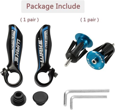 CYSKY زوج واحد من مقود الدراجة ينتهي 22.2 مم وأغطية مقابس نهاية مقود الدراجة، مناسبة لـ MTB، BMX، الدراجة الجبلية، أجزاء دراجات الطريق (أحمر) in Kuwait