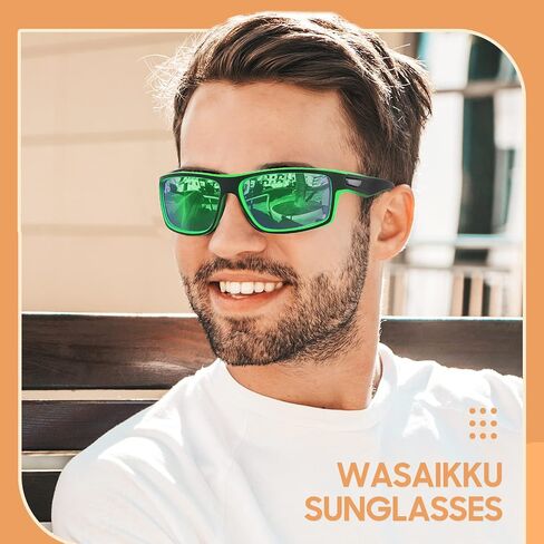 Polarized Sports Sunglasses for Men Women Baseball Cycling Driving Fishing Golf Sunglasses Men with UV400 Protection in Saudi Arabia