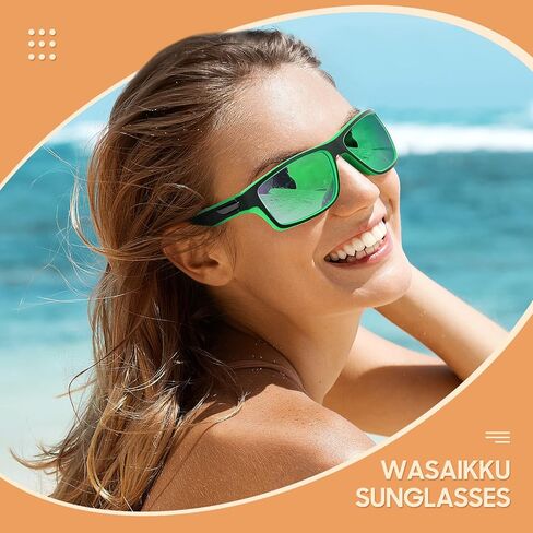 Polarized Sports Sunglasses for Men Women Baseball Cycling Driving Fishing Golf Sunglasses Men with UV400 Protection in Saudi Arabia