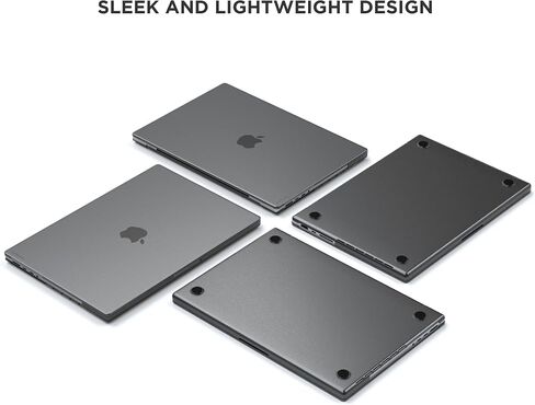 حافظة Satechi Eco Hardshell متوافقة مع حافظة MacBook Pro مقاس 16 بوصة 2021 A2485 - خفيفة الوزن ونحيفة - محور MacBook وتصميم صديق للمحول - (شفاف) in Saudi Arabia