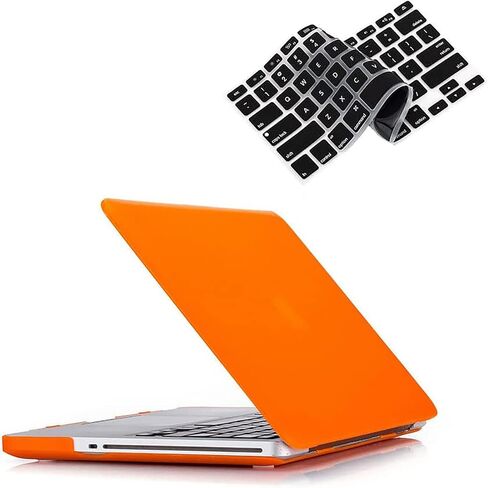 حافظة RUBAN متوافقة مع جهاز MacBook Pro القديم 15 بوصة 2011 2010 2009 الإصدار A1286، غطاء حماية بلاستيكي صلب وغطاء لوحة المفاتيح للإصدار الأقدم MacBook Pro 15 بوصة مع قرص مضغوط - أسود in Saudi Arabia