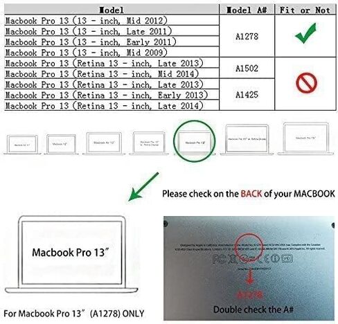 حافظة RUBAN متوافقة مع جهاز MacBook Pro القديم 15 بوصة 2011 2010 2009 الإصدار A1286، غطاء حماية بلاستيكي صلب وغطاء لوحة المفاتيح للإصدار الأقدم MacBook Pro 15 بوصة مع قرص مضغوط - أسود in Saudi Arabia