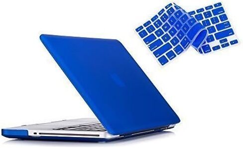حافظة RUBAN متوافقة مع جهاز MacBook Pro القديم 15 بوصة 2011 2010 2009 الإصدار A1286، غطاء حماية بلاستيكي صلب وغطاء لوحة المفاتيح للإصدار الأقدم MacBook Pro 15 بوصة مع قرص مضغوط - أسود in Saudi Arabia