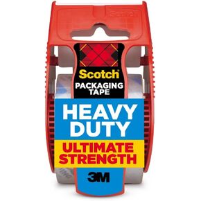 Scotch Heavy Duty Shipping Packaging Tape, 1 Roll with Dispenser, 1.88" x 22.2 Yards, 1.5" Core, Great for Packing, Shipping & Moving, Clear (142) in Kuwait