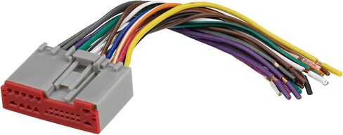 Scosche متوافق مع Select 2003-14 Ford Power/Speaker Connector / سلك تسخير لإعادة تثبيت ستيريو المصنع مع أسلاك مرمزة بالألوان FD23RB، أسود in Saudi Arabia