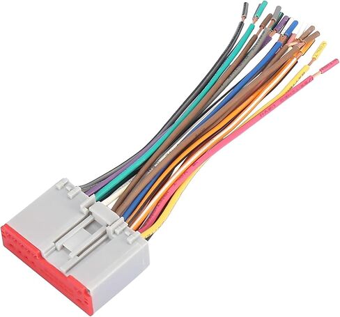 Scosche متوافق مع Select 2003-14 Ford Power/Speaker Connector / سلك تسخير لإعادة تثبيت ستيريو المصنع مع أسلاك مرمزة بالألوان FD23RB، أسود in Saudi Arabia