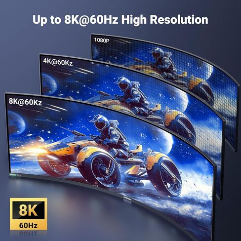 كابل UGREEN 8K Micro HDMI إلى HDMI بطول 3.3أقدام، 2.1 هيكل من الألومنيوم مضفر بسرعة 48 جيجابت في الثانية فائقة السرعة 8K@60 هرتز، 4K@120 هرتز يدعم HDR eARC Dolby متوافق مع GoPro Raspberry Pi 4 Sony Camera Nikon in Kuwait