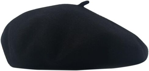 قبعة صوفية صوفية للرجال والنساء من AIYUE قبعة صوفية صوفية فرنسية بألوان سادة ترسم أزياء تنكرية in Kuwait